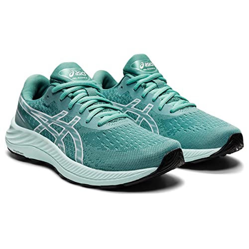 ASICS Women's Gel-Excite 9 Running Shoes, 8, Oasis Green/White