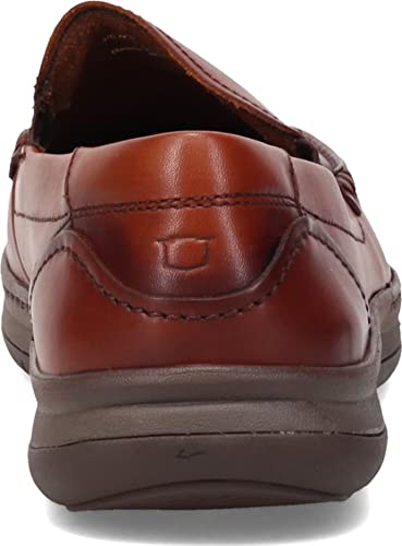 Florsheim Central Moc Toe Venetian Loafer Cognac Smooth Leather 8.5 W (3E)