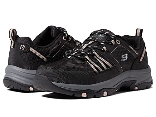 Skechers Trego - Drift - in Black/Light Pink 8 B (M)