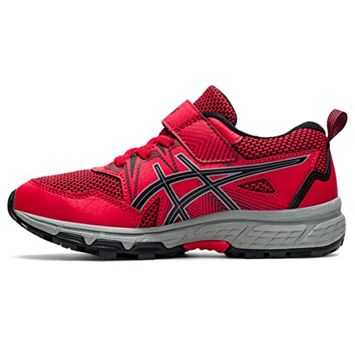 ASICS Kid's PRE Venture 8 Pre-School Running Shoes, K13, Electric RED/Black