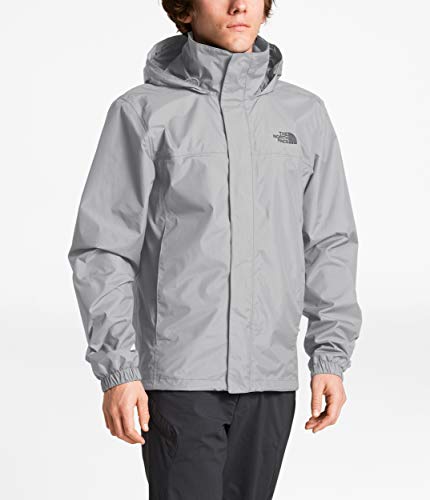 The North Face Men's Resolve Waterproof Jacket, Mid Grey/Mid Grey, L