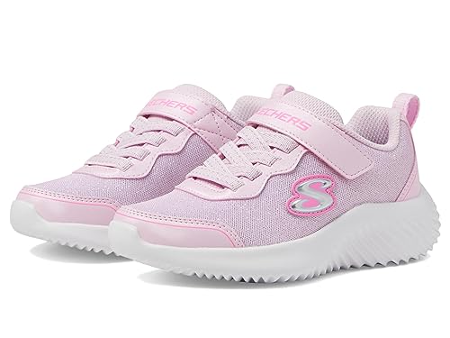 Skechers Girls Bounder-Girly Groove Sneakers, Light Pink, 2.5 Little Kid