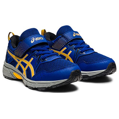 ASICS Kid's PRE Venture 8 Pre-School Running Shoes, K13, Monaco Blue/Sunflower