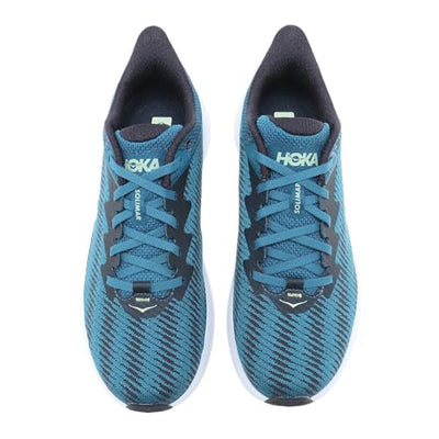 HOKA ONE ONE Mens Solimar Textile Synthetic Blue Coral Butterfly Trainers 10 US