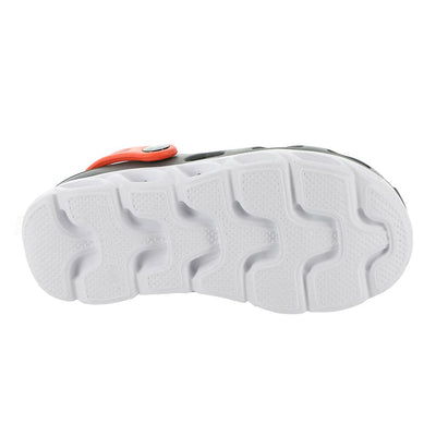 Skechers Boy's Foamies Hypno-Splash-Fusion Blast Sneaker 13 Little Kid Charcoal-orange