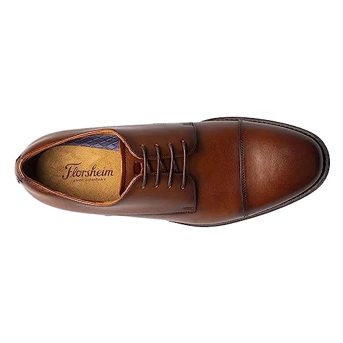 Florsheim Men's Santucci Cap Toe Oxford Cognac 7 Medium