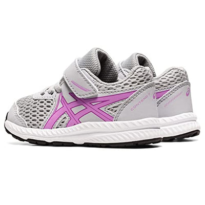 ASICS Baby Boy's Contend 7 TS (Toddler) Piedmont Grey/Lavender Glow 9 Toddler M