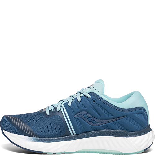 Saucony Women's S10545-25 Hurricane 22 Running Shoe, Blue/Aqua - 6.5 W US