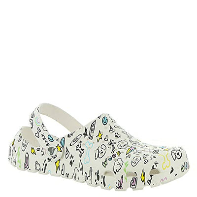 Skechers Foamies FootstepsOodles of Doodles Womens Slip On 6 BM US WhiteMulti