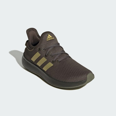 adidas Womens Cloudfoam Pure Shadow Olive/Olive Strata/Gold Metallic 8.5