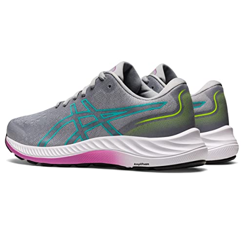 ASICS Women's Gel-Excite 9 Running Shoes, 5, Piedmont Grey/SEA Glass