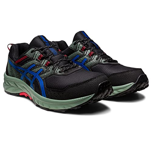 ASICS Men's Gel-Venture 9 Running Shoes, 13, Black/Tuna Blue