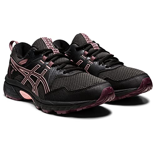 ASICS Kid's Gel-Venture 8 Grade School Running Shoes, 1.5, Black/DEEP Mars