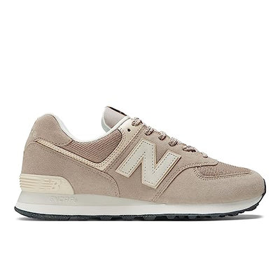 New Balance Unisex 574 V2 Lace-Up Sneaker, Beige/Off White, 7 US Men