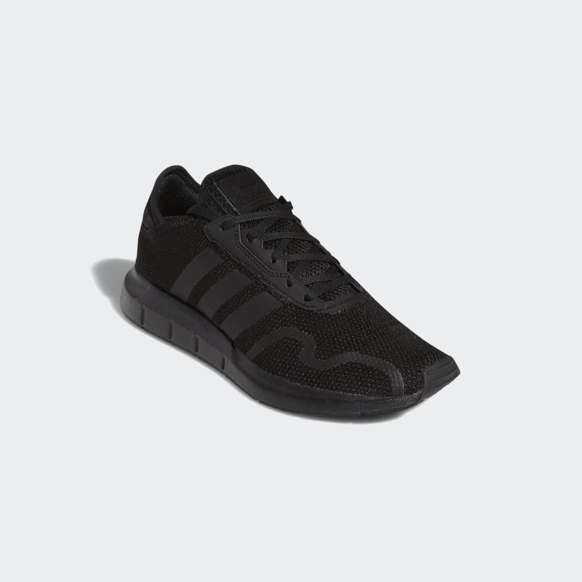 adidas Originals Men's Swift Essential Sneaker, Black/Black/Black, 13.5