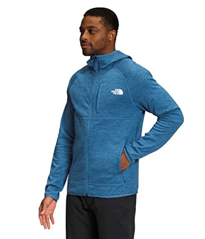 THE NORTH FACE Men's Canyonlands Hoodie Sweatshirt, Federal Blue Heather, M