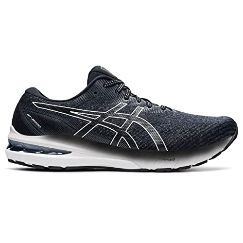 ASICS Men's GT-2000 10 Running Shoes, 8, Black/White