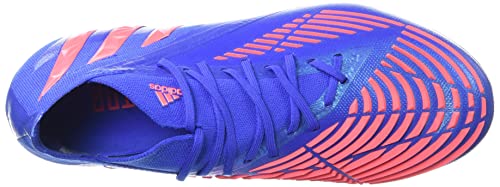 adidas Predator Edge.1 Firm Ground Cleats Soccer Shoes, 10.5, HI-RES Blue/Turbo/HI-RES Blue