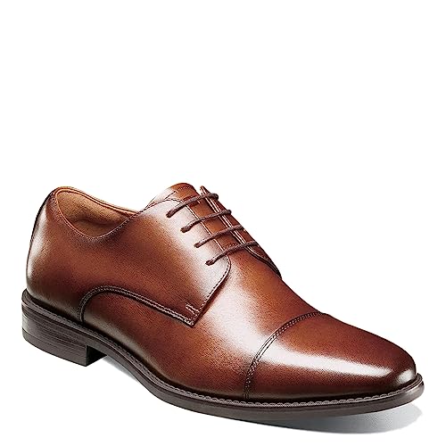 Florsheim Men's Santucci Cap Toe Oxford Cognac 7 Medium