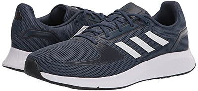 adidas Men's Runfalcon 2.0 Trail Running Shoe, Navy/White/Ink, 11