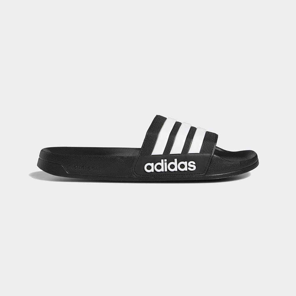 adidas Men's Adilette Shower Slides Black/White/White 5