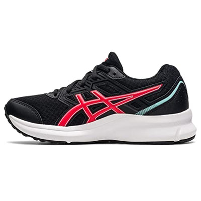 ASICS Girl's Jolt 3 GS (Little Kid/Big Kid) Black/Electric Red 7 Big Kid M