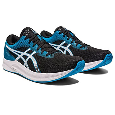 ASICS Men's Hyper Speed 2 Running Shoes, 9.5, Black/Island Blue