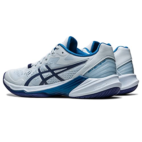 ASICS Women's Sky Elite FlyteFoam 2 Volleyball Shoes, 6, Sky/Indigo Blue