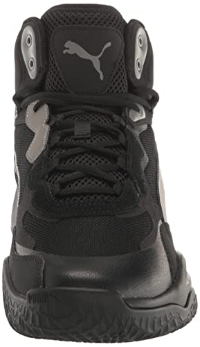 PUMA Mens Playmaker Pro Mid Basketball, PUMA Mens black, 10