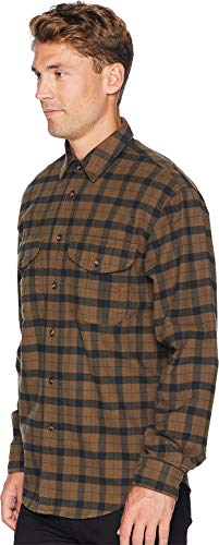 Filson Mens Alaskan Guide Shirt Otter Green/Black XS One Size