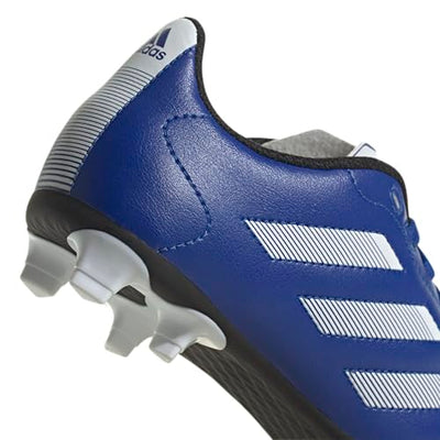 adidas unisex child Goletto Viii Firm Ground Soccer Shoe, Team Royal Blue/White/Core Black, 10 Toddler US