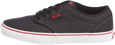 Vans Men's Atwood Canvas Trainers Sneaker, Black/Chili, 9 M US