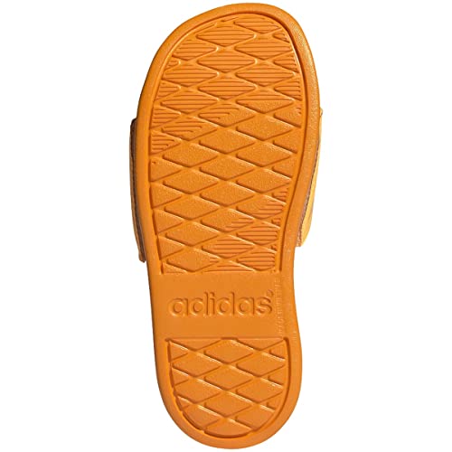 adidas boys Adilette Comfort Slide, Flash Orange-orange Rush, 3 Big Kid