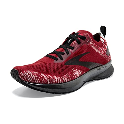 Brooks Men's Levitate 4 Running Shoe - Red/Grey/Black - 11.5