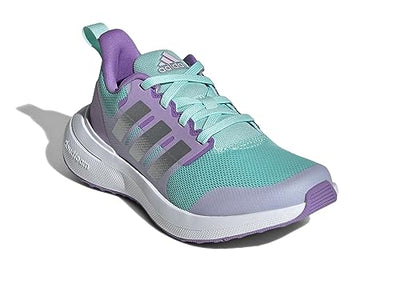 adidas Girl's Fortarun 2.0 (Little Kid/Big Kid) Semi Flash Aqua/Silver Metallic/Orchid Fusion 1 Little Kid M