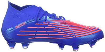 adidas Predator Edge.1 Firm Ground Cleats Soccer Shoes, 10.5, HI-RES Blue/Turbo/HI-RES Blue