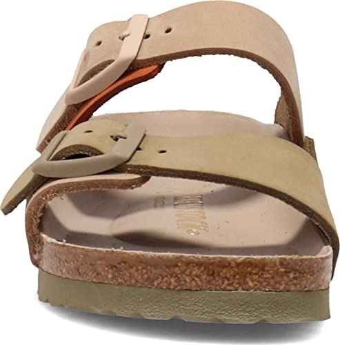 Birkenstock Women's Arizona Split Hex Sandals, Hex Sand Khaki, Tan, 5 Medium US