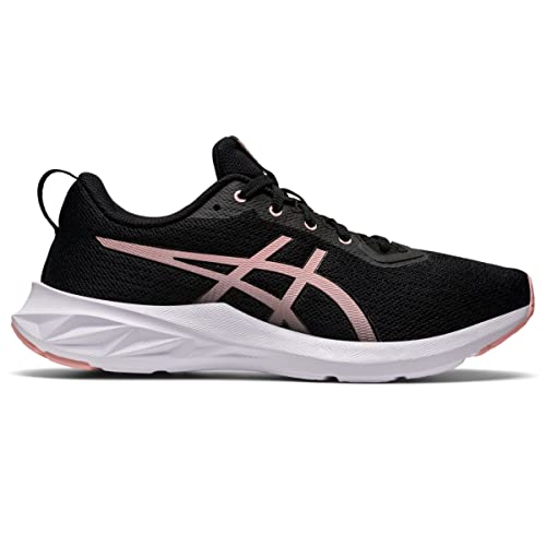 ASICS Women's VERSABLAST 2 Running Shoes, 8, Black/Frosted Rose