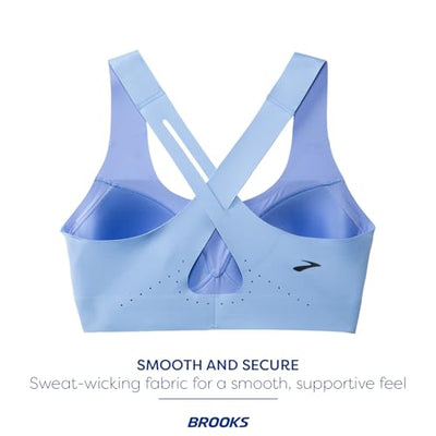 Brooks Women's Crossback 2.0 Sports Bra for Running, Workouts & Sports - Lt Lavender - 34 C/D