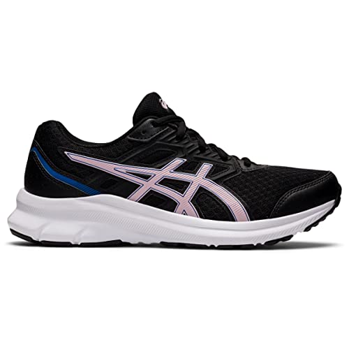 ASICS Women's JOLT 3 Running Shoes, 8, Black/Barely Rose