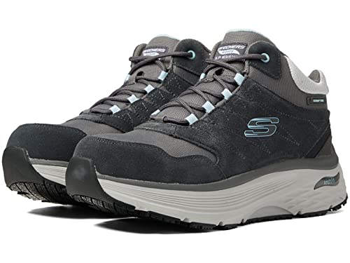 Skechers Max Cushioning Arch Fit Comp Toe Charcoal 9 B (M)