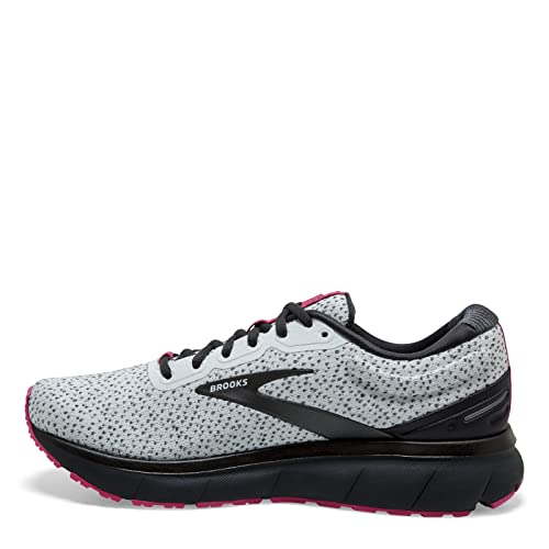 Brooks Women's Trace Neutral Running Shoe - Ebony/White/Pink - 9.5