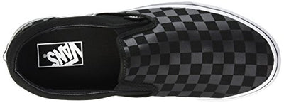 Vans Classic Slip-On Core Classics (Checkerboard) Black/Black Men's 14