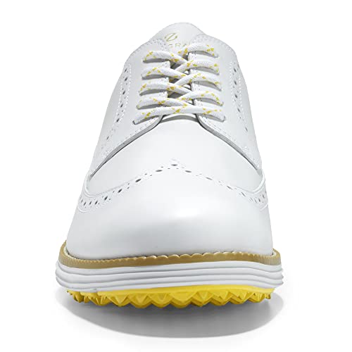 Cole Haan Men's Original Grand Wingtip Oxford Golf, White/White Wp, 7