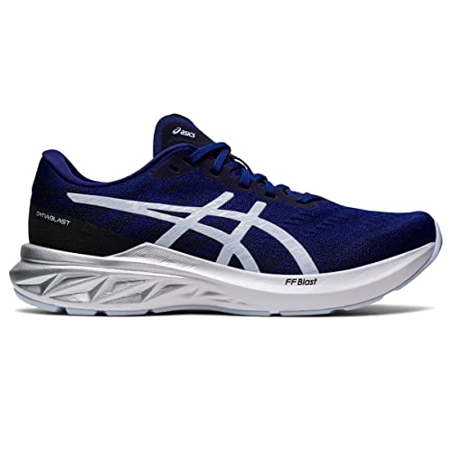 ASICS Women's DYNABLAST 3 Running Shoes, 7.5, Dive Blue/Soft Sky