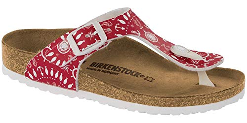 Birkenstock Gizeh Kid's Nautical Red Birko-Flor Sandals 30 EU (US 12-12.5 Little Kid)