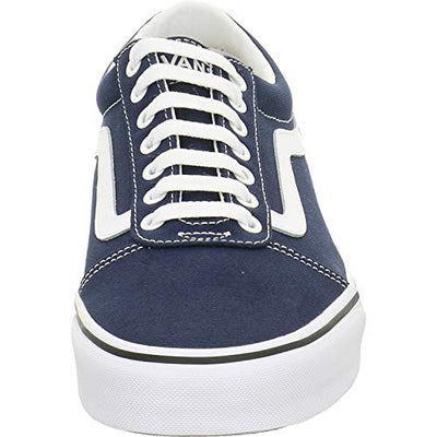 Vans Men's Ward Sneaker, Blue ((Canvas) Dress Blues/White Jy3), 13