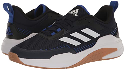 adidas Men's V Cross Trainer, Ink/White/Lucid Blue, 7