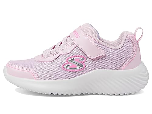 Skechers Girls Bounder-Girly Groove Sneakers, Light Pink, 2.5 Little Kid