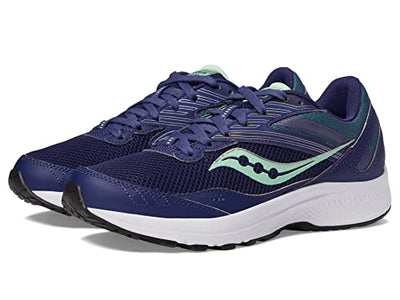 Saucony Women's Cohesion 15 Running Shoe, Cobalt/Mint, 9